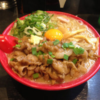 「味噌肉玉そば 肉増し」@肉玉そば おとど 亀有店の写真