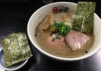 「最凶煮干そば＋大盛り＋のり、500円＋50円＋50円」@最凶煮干そば 獣煮使の写真