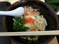 「釜玉うどん（４００円）」@ダイシンファミリーレストランの写真