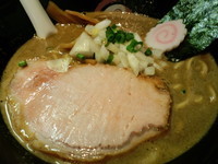 「超ど濃厚煮干しそば　800円+焼豚丼　250円」@おおぜき中華そば店の写真