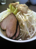 「背★油にぼしらーめん」@にぼしらーめん こてつの写真