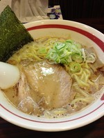 「ラーメン650円（太麺・サービスの大盛り）」@ラーメン長山の写真