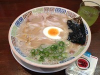 「昔ラーメン + 香味油+替玉」@大砲ラーメン 本店の写真