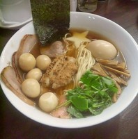 「極 煮干ラーメン＋うずら味玉」@ラーメン愉悦処 似星の写真