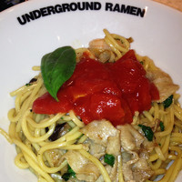 「イタリあえめん（M）¥750」@UNDER GROUND RAMEN REMIXの写真