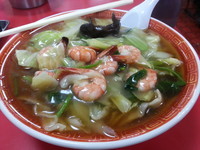 「えびそば（６００円）」@味の中華 十番の写真