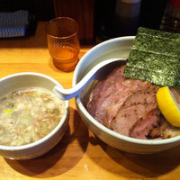 「塩つけ麺チャーシュー+チャーシュー」@○心厨房の写真