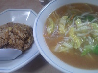 「半チャンみそサンマ￥730」@大沢屋の写真