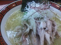 「とりそば（大盛225g） 800円」@中華そば 華丸の写真