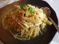 「新筍と蒸鶏の和え麺」@中国料理 龍鳳の写真