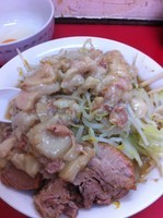 「並らーめん 野菜、アブラ」@ラーメンガッツリ トントントンの写真