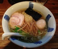 「塩ラーメン 700円+味玉100円」@ラーメン食堂 粋な一生の写真