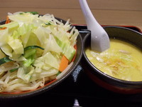「野菜たっぷり鶏豆乳つけ麺」@山岸一雄製麺所 イオン板橋店の写真