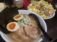 「特製ラーメン（大盛）＋キャベチャー」@麺屋 だいすけの写真
