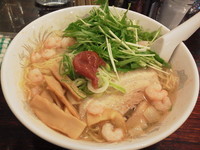 「えび塩そば(大盛り)」@中華そば 正田食堂の写真