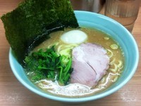 「味玉ラーメン」@横浜ラーメン 武蔵家 日吉店の写真
