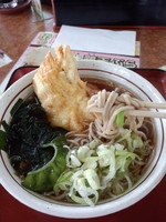 「鶏天ぷらそば530円」@山田うどん食堂 谷塚店の写真