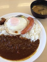 「ソーセージエッグ＆カレー(並)￥４５０」@松屋 牛久店の写真