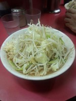 「小ラーメン（硬め・ヤサイ・ニンニク）」@ラーメン二郎 桜台駅前店の写真