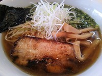 「限定煮干そば（醤油）７００円」@麺 GLITTERの写真