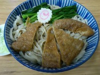 「冷やしきつねそば\450」@翁そばの写真