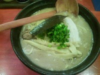 「二代目濃厚らあめん」@二代目狼煙 本店 葉隠製麺の写真