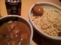 「味玉もつつけ麺　９５０円」@北野坂 奥の写真