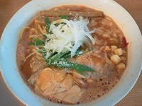 「とまとらぁめん・大盛￥730円」@つけめん処 あすなろ食堂の写真