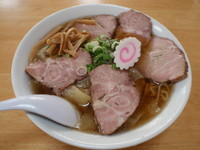 「チャーシューワンタンメン大盛麺硬い」@平和園の写真