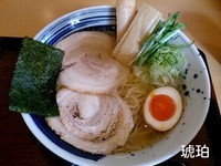 「琥珀そば(細麺)」@自家製麺 琥珀の写真