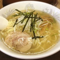 「濃厚煮干しらーめん（塩）」@中華そば みのやの写真