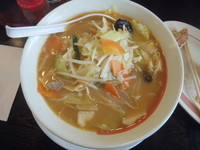 「味噌野菜ラーメン514円＆餃子199円(クーポンで無料)」@幸楽苑 水戸50号バイパス店の写真