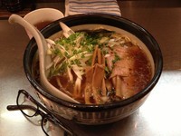 「葱らーめん 中盛」@柳麺 はな火屋の写真