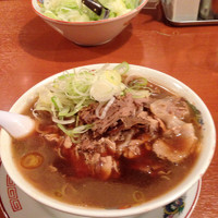 「チャーシューセット（チャーシュー麺➕半チャーハン）➕麺固め」@末廣ラーメン本舗 高田馬場分店の写真