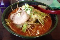 「噴火たんたん麺｢嵐｣＋小ライス(850円＋110円)」@麺蔵 兵右衛門の写真