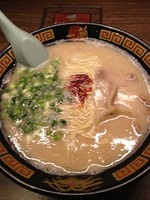 「天然とんこつらーめん」@一蘭 吉祥寺店の写真