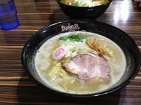 「鶏煮込みそば」@ラーメン人生 JET 福島本店の写真