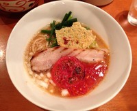 「豚骨トマトそば（限定200食）1000円」@饗 くろ㐂の写真