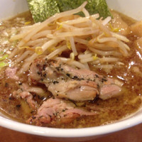 「鶏トンコツ醤油+大盛り」@麺屋 紅の写真