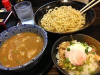 「つけ麺2号（750円）+大盛り（100円）+温玉シャーシュ-」@麺堂 稲葉 Kuki styleの写真