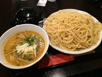 「伊太利ぃつけ麺＋中盛、700円＋50円」@小麦屋 満月の写真