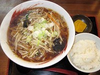「もやしそば＋小ライス680円（日替わりランチ）」@中華ダイニング いい田の写真