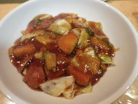 「スタミナラーメン・冷やし・普通盛り」@我流食堂の写真