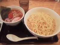「辛つけ麺　大盛り　海苔トッピング（９５０円＋５０円）」@中華そば・つけ麺 タナカ90の写真