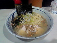 「鶏白湯ねぎ塩らーめん　￥650」@麺匠 名人房の写真