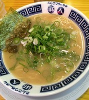 「らーめん（ハリガネ）+替え玉（ハリガネ）」@御天 千駄ヶ谷店の写真