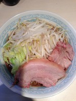 「ラーメン＋野菜」@らーめん 陸 尾山台店の写真