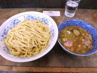 「あつもり 大盛+豚ほぐし」@六厘舎 本店の写真