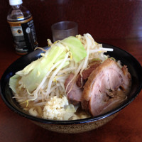 「小ラーメン＋ニンニク」@ラーメン二郎 めじろ台法政大学前店の写真