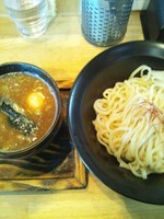 「つけ醤油（味玉トッピング）」@麺屋 白神の写真